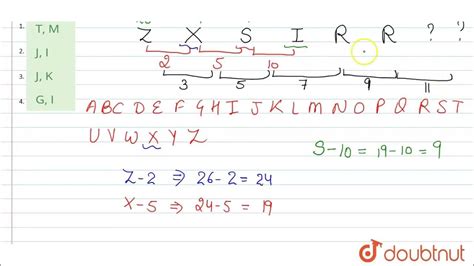 z x s i r r|Choose the missing terms out of the given alternatives Z, X, S, I, .